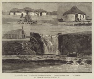 Het Centrum van Kaffirland door Charles Auguste Loye